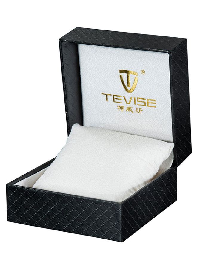 تيفيز ساعة يد كرونوغراف بسوار من الجلد طراز T820B GW men - Image 3