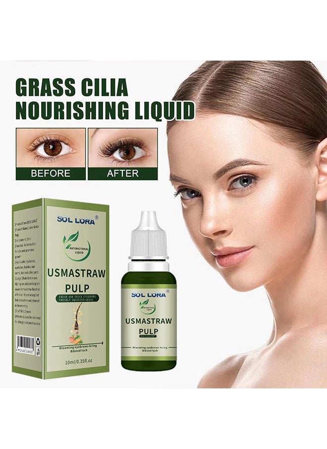 SOL LORA - SOL LORA ursma herb pulp raw eyebrows eyelashes thicker fresh ursman sideburns beard increased herb juice - Image 1