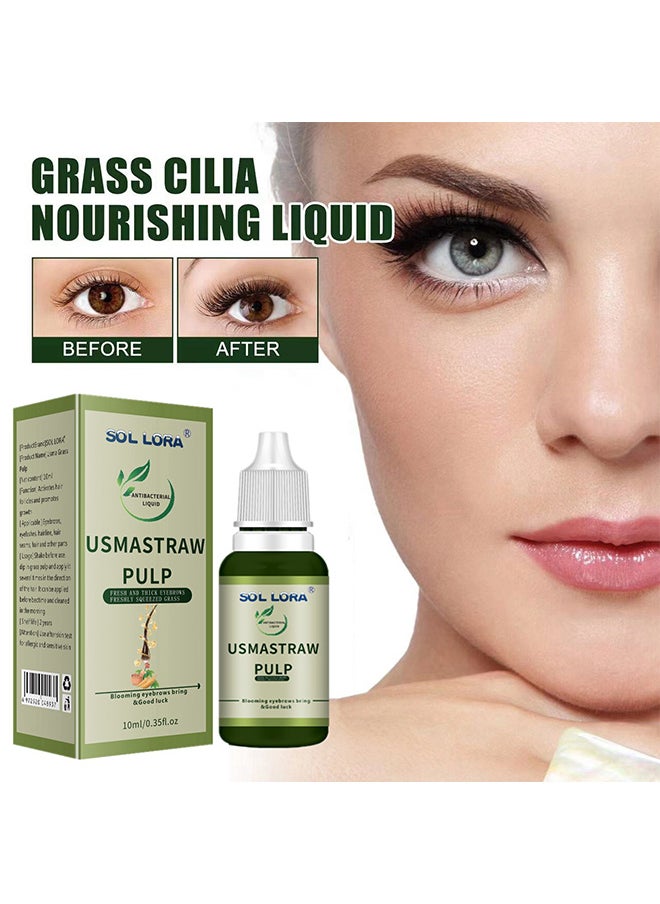 SOL LORA - SOL LORA ursma herb pulp raw eyebrows eyelashes thicker fresh ursman sideburns beard increased herb juice - Image 1
