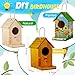 Liliful 2 Pack Birdhouse Kit DIY Wooden Crafts for Kids and Adults Bird House with Paint and Brushes Painting Kits for Boys and Girls Easter Basket Stuffers Classroom Gifts for Ages 35 48 812 - Image 4