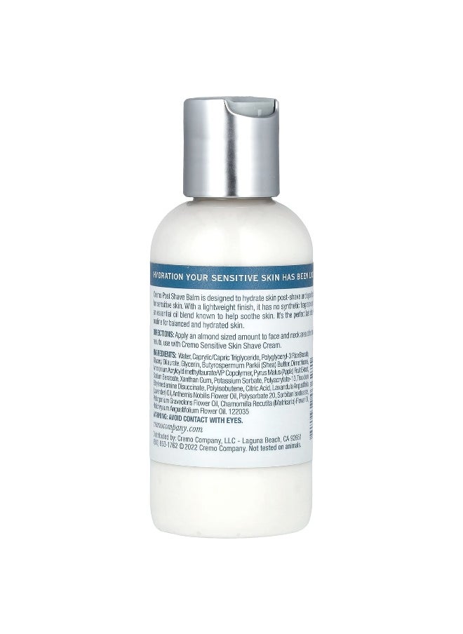 cremo Cremo, Post Shave Balm, Sensitive Skin, 4 fl oz ( 118 ml)  - Image 2