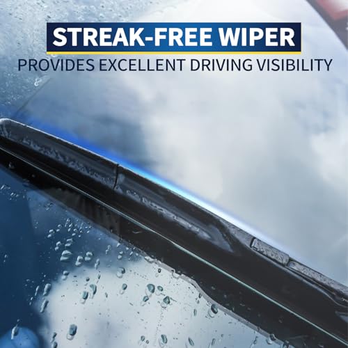 JINGOU 14 Inch Rear Wiper Blade Compatible with Subaru Outback 2006-2019/Subaru Forester 2006-2022/Honda Fit 2009-2020 Back Windshield Wipers (Pack of 1),Automotive Replacement Windshield Wiper Blades(14B) - Image 3