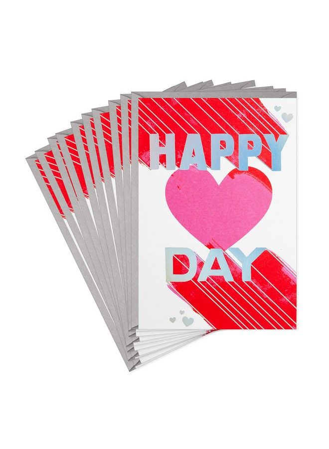 Hallmark Pack Of Valentines Day Cards Happy Heart Day (10 Valentine'S Day Cards With Envelopes) - Image 1