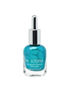 Nailtopia Plantbased Chip Free Nail Lacquer Non Toxic Biosourced Longlasting Strengthening Polish Nails On Fleek (Bluegreen) 0.41Oz  - Image 1
