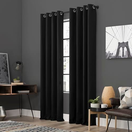 Sun Zero ستارة صن زيرو سوهو 2-pack معتمة وموفرة للطاقة، 54" x 96"، أسود - Image 5