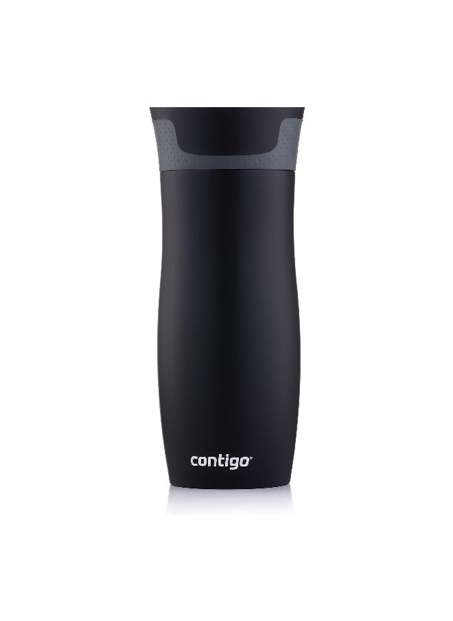 Contigo Loop Stainless Steel Leak-Proof Autoseal Insulated Travel West Loop Mug Matte Black 470 ml 1000-0289  - Image 5