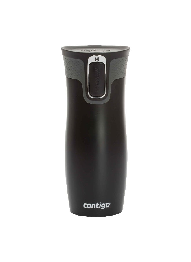 Contigo Loop Stainless Steel Leak-Proof Autoseal Insulated Travel West Loop Mug Matte Black 470 ml 1000-0289  - Image 1