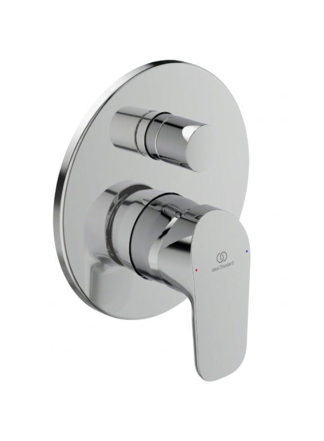 Ideal Standard Ceraflex Round Built-In Bath & Shower Mixer Kit 1+2, Brass, Chrome, 62-81 x 163 x 187.5 mm - Image 1