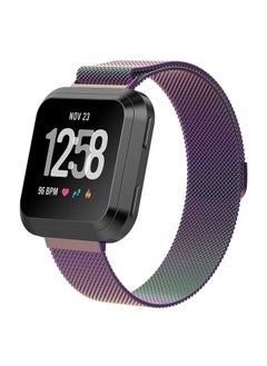 Replacement Strap For Fitbit Versa 2 / Fitbit Versa / Fitbit Versa Lite Milanese Watch Band,, Small Size: 2.3x22.5cm Colorful