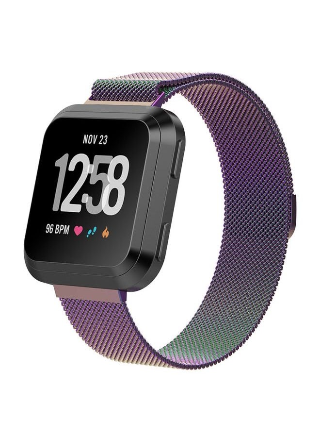 Generic - Replacement Strap For Fitbit Versa 2 / Fitbit Versa / Fitbit Versa Lite Milanese Watch Band,, Small Size: 2.3x22.5cm Colorful - Image 1