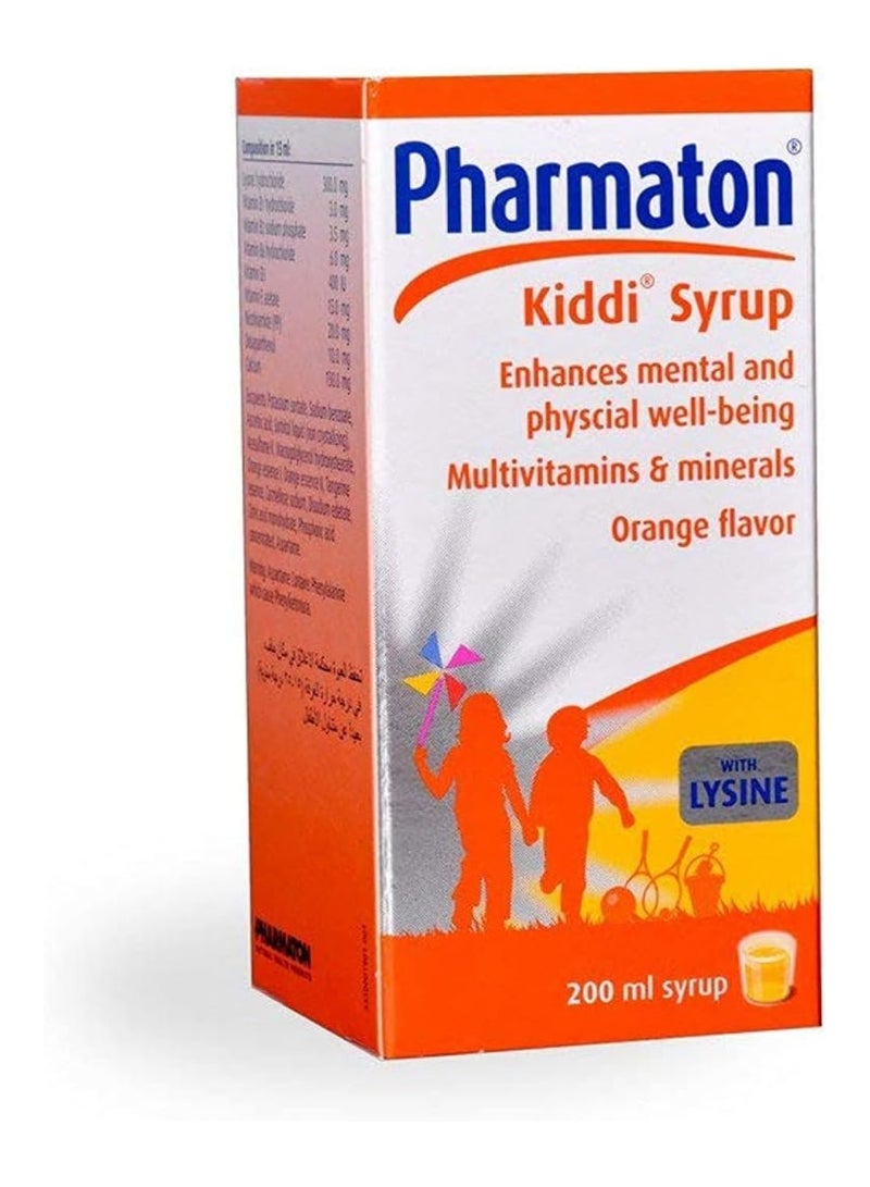 Pharmaton Kiddi Syrup - 200Ml