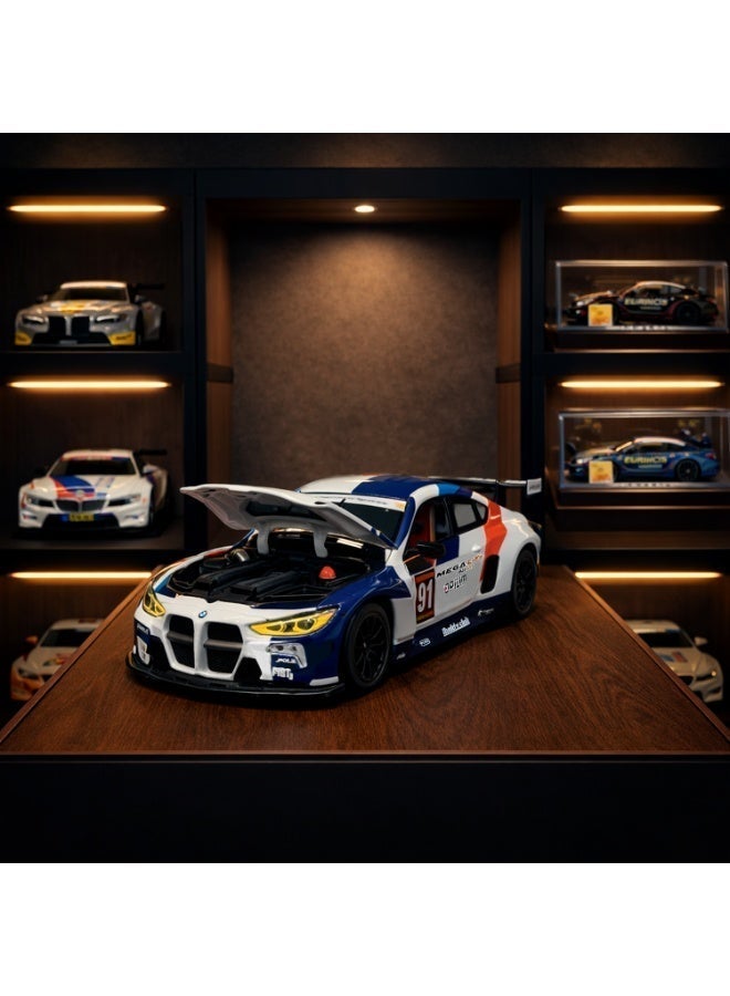 BMW M4 GT3 Diecast Model Car 1:24 Scale – Detailed Racing Car Collectible – Display Case Edition - Image 5
