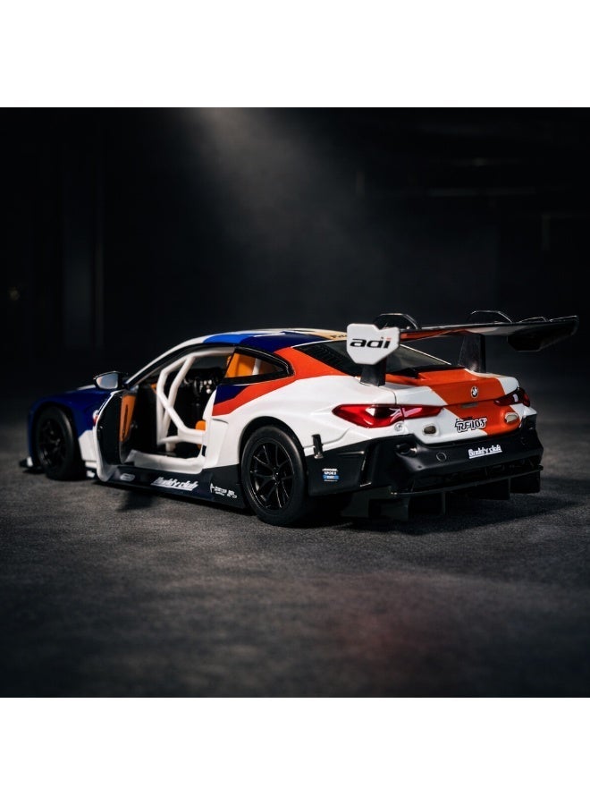 BMW M4 GT3 Diecast Model Car 1:24 Scale – Detailed Racing Car Collectible – Display Case Edition - Image 2