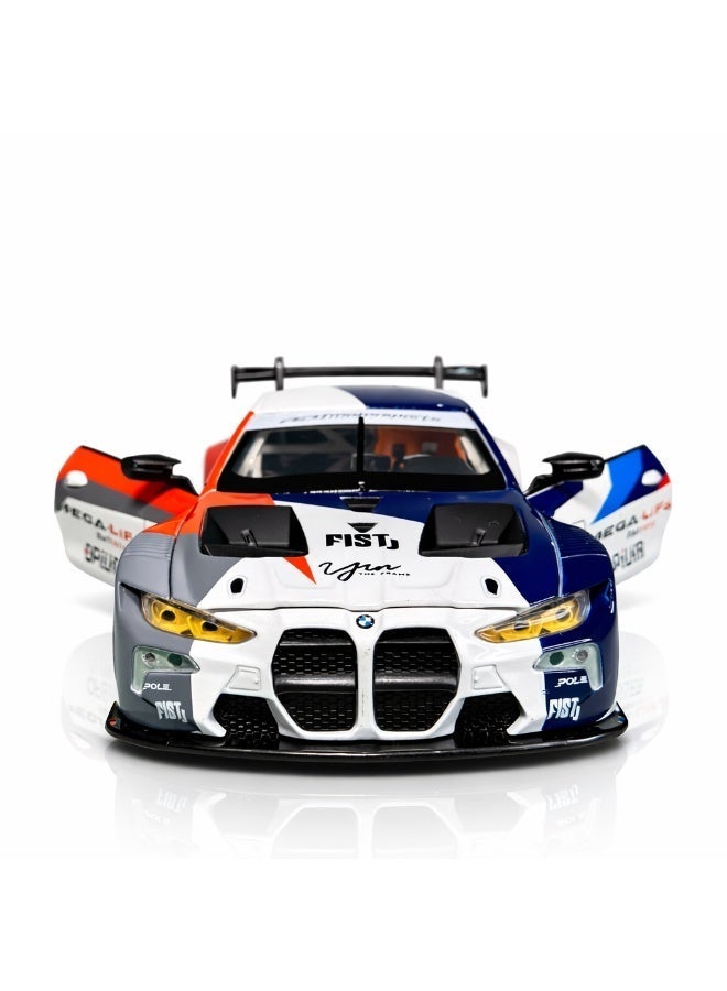 BMW M4 GT3 Diecast Model Car 1:24 Scale – Detailed Racing Car Collectible – Display Case Edition - Image 3