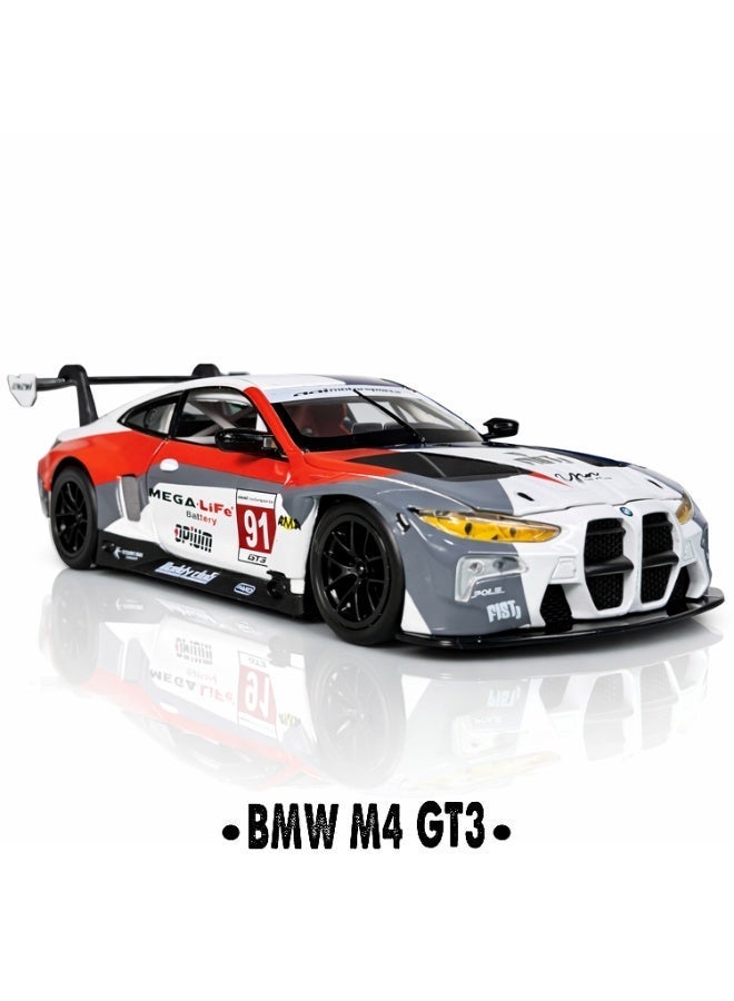 BMW M4 GT3 Diecast Model Car 1:24 Scale – Detailed Racing Car Collectible – Display Case Edition - Image 1