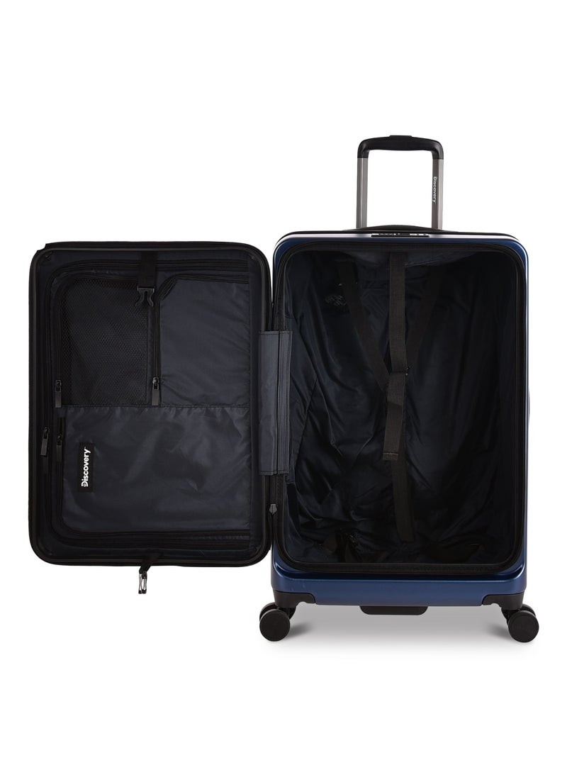 Discovery Adventures - Crossroad 3-piece luggage set from Discovery, made of aluminum and polycarbonate, with wheels and multiple sizes - Image 1