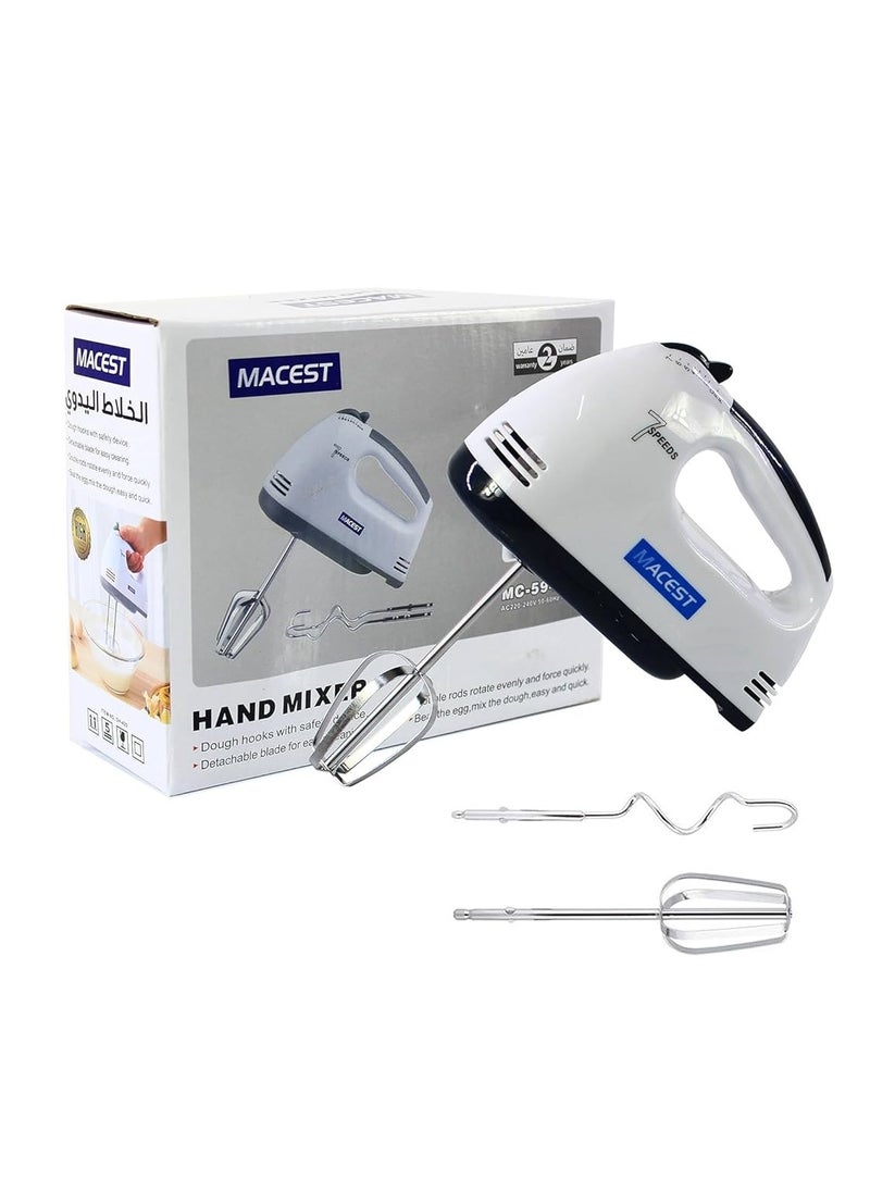 MACEST Electric Hand Mixer With 7 Speeds 120 W  - Image 1