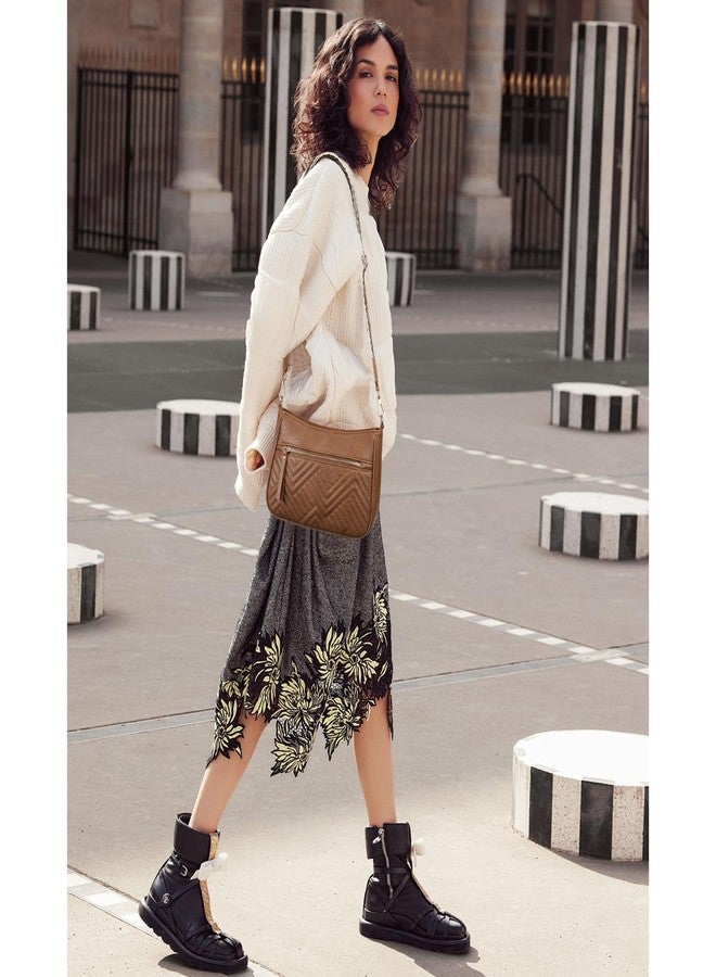 سينديفن حقائب كروس بودي من SENDEFN للنساء، عصرية، مصنوعة من الجلد النباتي، متوسطة الحجم، حقائب كتف، مناسبة للسفر بحزام عريض - Image 3