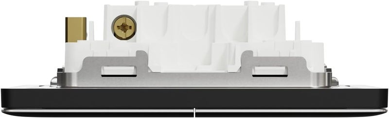 Schneider Electric Unica X 2-Gang 1-Way Switch - Jet Black - Image 2