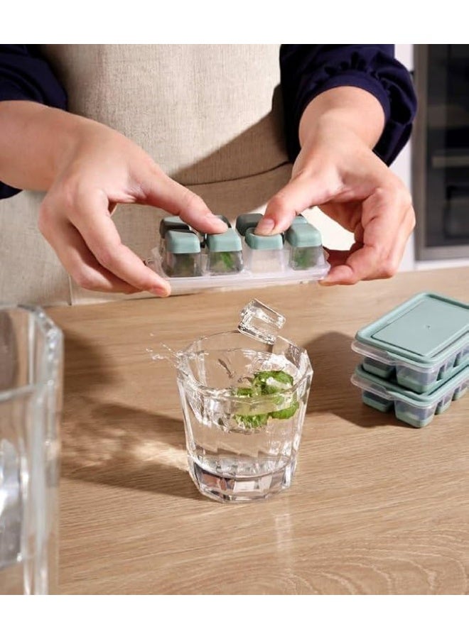 Ice Cube Tray – 2 Pieces, High-Quality Food-Safe Material for Easy Freezing & Storage, Practical Non-Stick Design R - Image 2