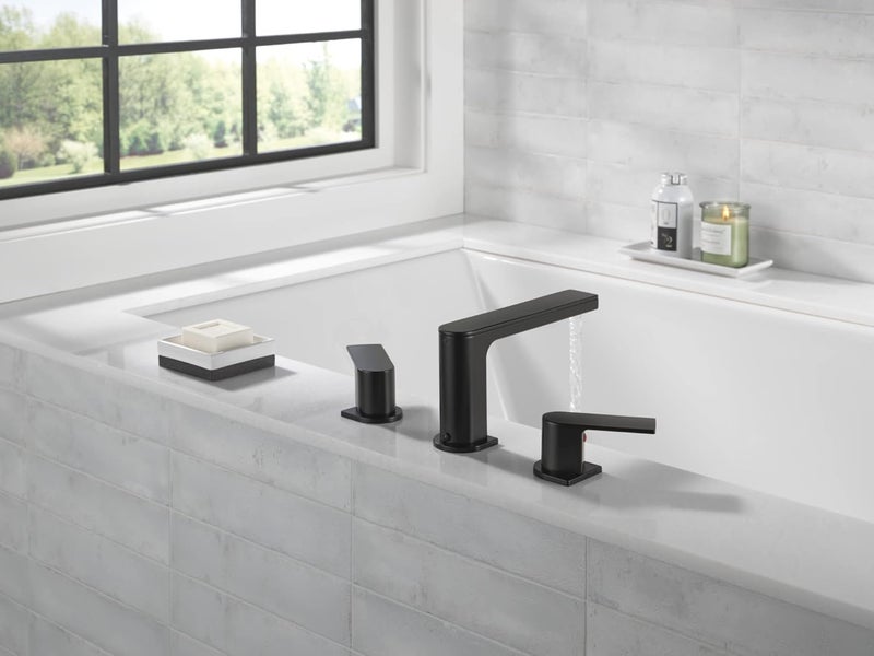 Peerless PTT4319BL Xander Roman Tub Trim Matte Black - Image 5