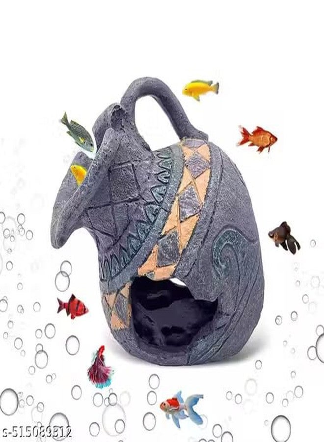 Mistletoe Small Broken Pottery Vase Small Fish Shrimp Hideaway Aquarium Fish Tank Decoration - Image 4