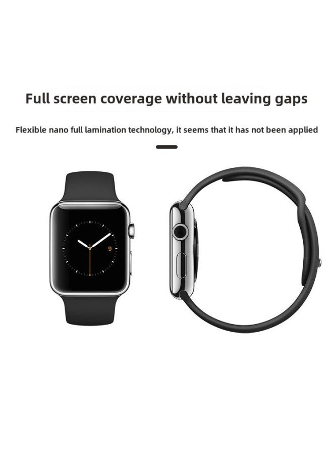 Iwatch6 Generation 7ultra Apple Watch Film S8applewatch5 Watch Hydrated Film Se Protective Film Applicable-Colour:Watch Composite Film [bare Mold]-Size:Apple Watch 42mm (with Scratch Card) [10th Generation] - Image 5