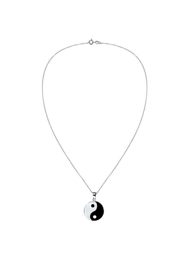 AeraVida Yin Yang Balance Of Life .925 Sterling Silver Necklace For Men And Women, 18 Inch  - Image 4