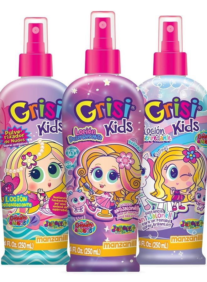 Grisi Kids Manzanilli Detangler Strawberry Fresa, 8.4 Ounce, (EX8011) - Image 1