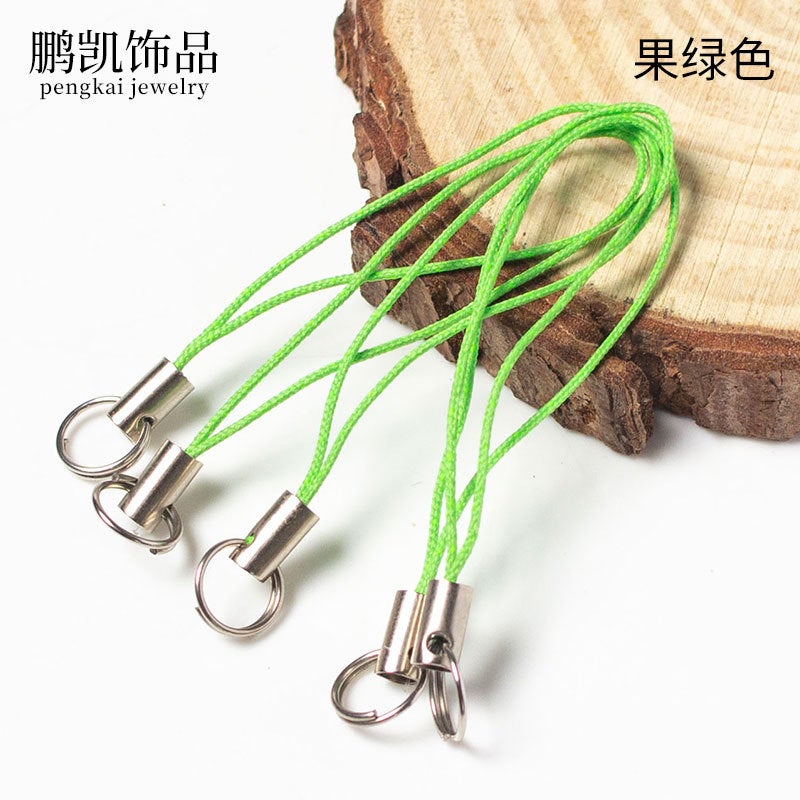 Generic DIY Craft Jewelry Accessories Double Loop Nylon Cord Fruit Green [100] - Image 1