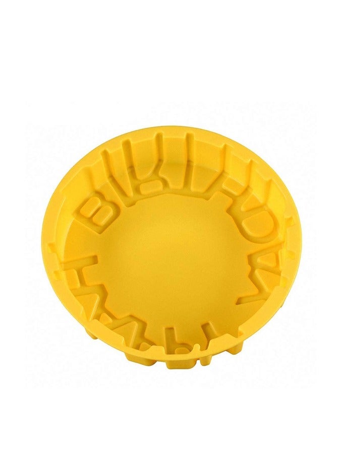 بيسبل بيسبيل قالب كيك سيليكون دائري مع تصميم حروف "Happy Birthday"، قالب خبز غير لاصق – BB3372بيسبيل قالب كيك سيليكون دائري مع تصميم حروف "Happy Birthday"، قالب خبز غير لاصق – BB3372 - Image 2