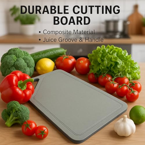 MAYUMI Green Wood Kitchen Cutting Board with Triangular Handle, Eco-Friendly and Durable (10 Years Quality Guarantee)(8" X 6" (Only Ideal for Spices, Salad) - Image 4