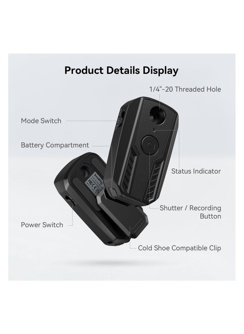 SYOSI - Wireless Remote Control for Camera, for Sony/Canon/Nikon Camera, fits for A7R V, A7R IV, A7R III, A7S III, A7 III, A6700, FX3, A7C, A7CR, A7C II, ZV-E10, R5, R6, R7, R8, R10, Z50, Zfc, Z30-3902 - Image 1