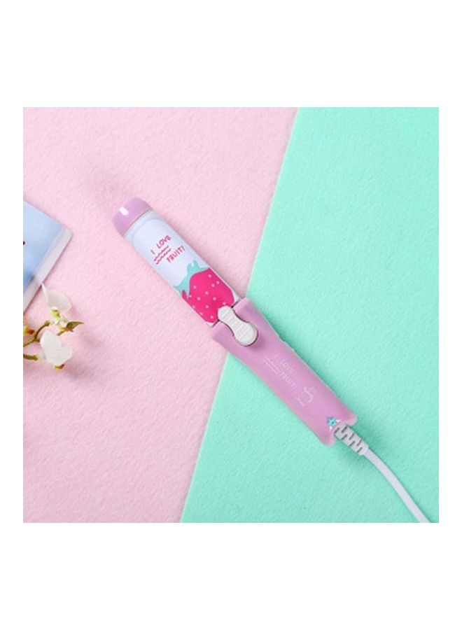 NIBEMINENT Electric Hair Straightener Red Strawberry