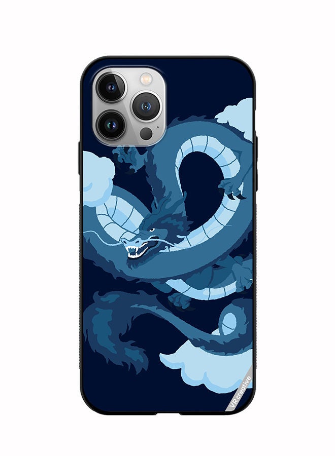 VR CREATIVE Protective Case Cover For Apple iPhone 11 Pro Max Chinesse Blue Dragon Design Multicolour - Image 1