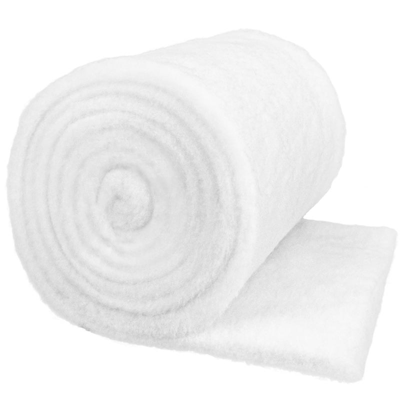 Rainflow Aquarium Filter Pad - Aquarium Filter Media, Aquarium Filter Floss,39.4 x 11.8in Filter Pad, Filter Floss for Fish Tank, Aquarium, Ponds,Garden?Saltwater, Fershwater,Plant, Trutle(White) - Image 1