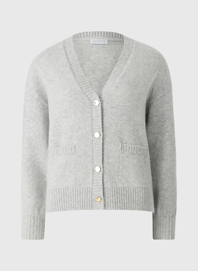 Matalan Grey Button Cardigan