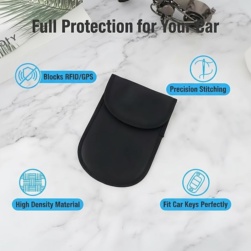 RFID Signal Blocking Key Fob Case 1pc for Car Key Anti Theft - Image 4