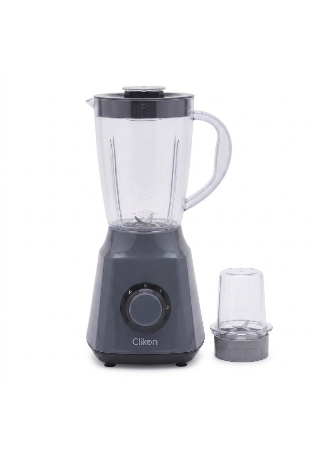 Clikon 600W 2-in-1 Blender | Practical Blending & Mixing | Convenient Kitchen Appliance | White Finish | 2-Year Warranty | CK2665 | White 600 W CK2665 Grey - Image 1