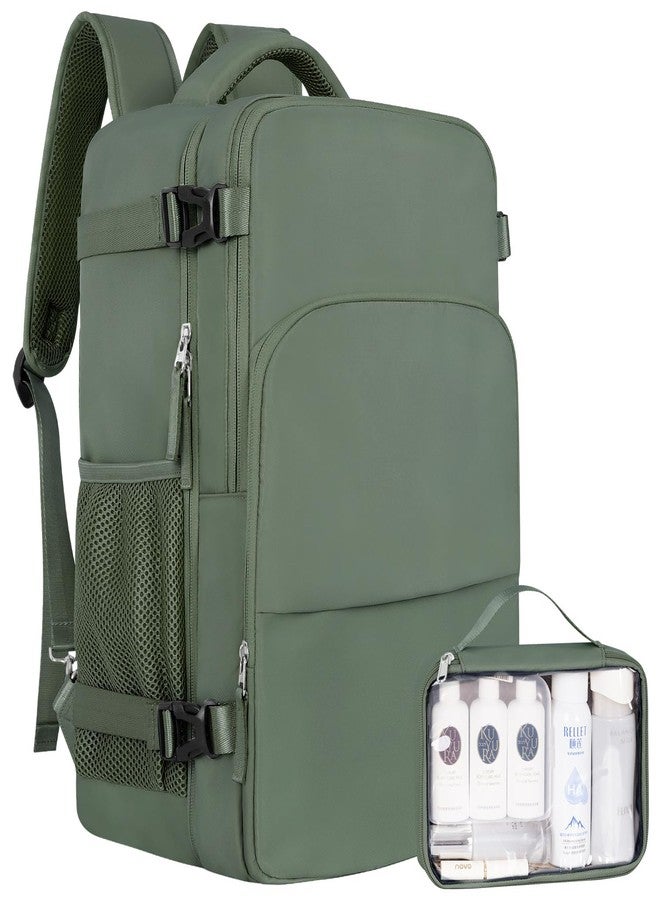 Sinaliy Travel Backpack, Army Green, Large, Travel - Image 1