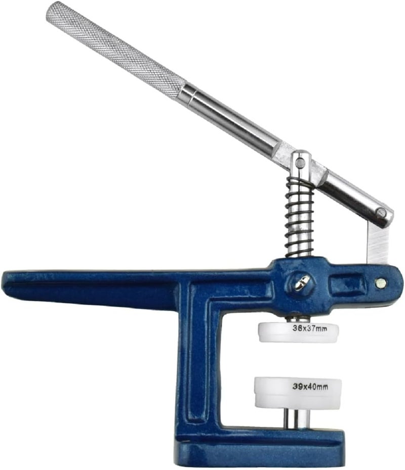 SE 12Piece Watch Press Tool Set with Nylon Dies  Glass Fitting Machine for Watch Repair  Back Pressing  JT12WP - Image 1