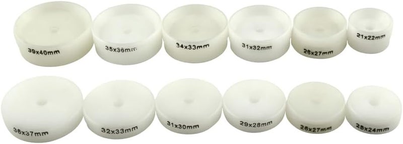 SE 12Piece Watch Press Tool Set with Nylon Dies  Glass Fitting Machine for Watch Repair  Back Pressing  JT12WP - Image 3