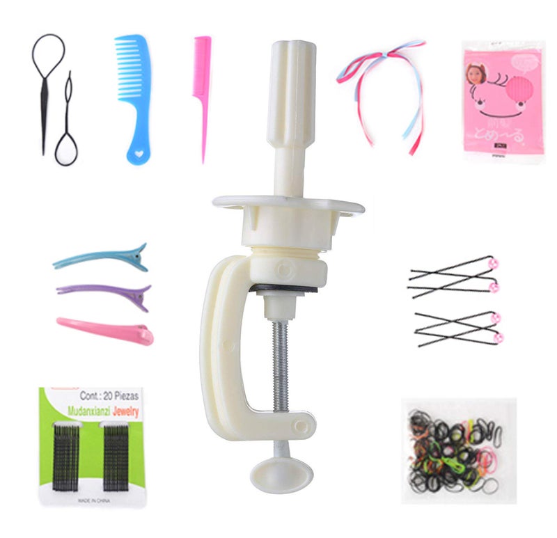 PERFEHAIR Mannequin Head Stand Desk Table Clamp Tripod Holder ,Styrofoam Wig Head Holder