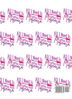 All I Need Is Coffee and Mascara Composition Notebook - Large Ruled Notebook - 8.5x11 Lined Notebook (Softcover Journal / Notebook / Diary)  - Image 1