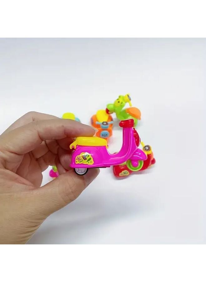 10Pcs Colorful Inertia Motorcycle Toy Cars Mini Model Christmas Birthday Gift - Image 4