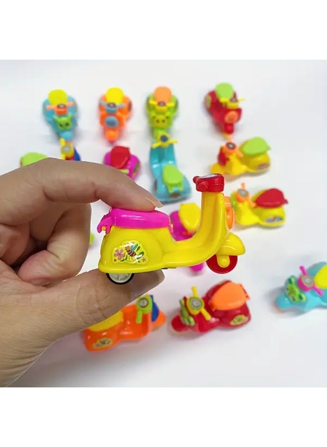 10Pcs Colorful Inertia Motorcycle Toy Cars Mini Model Christmas Birthday Gift - Image 5