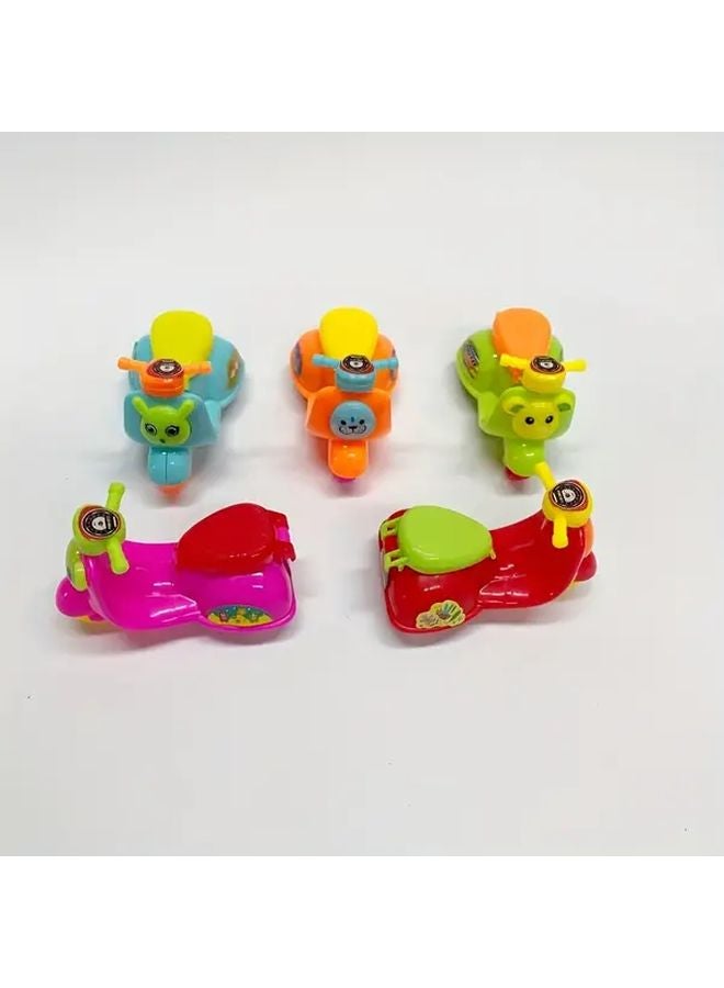 10Pcs Colorful Inertia Motorcycle Toy Cars Mini Model Christmas Birthday Gift - Image 2
