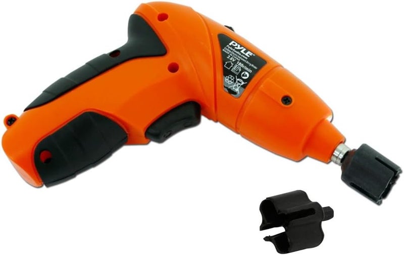 Pyle Wireless Electric Guitar String Winder - Universal Instrument String Winder Guitar Drill w/ Built-in Powered Rechargeable Battery & LED Lights, Compatible w/Virtually All Brand Models - PCBLWN41 - Image 1