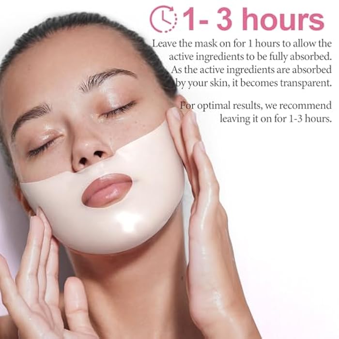 ulluxe Deep Collagen Face Mask, Overnight Hydrogel Facial Mask for Glowing Hydrating Lifting Firming Anti-Aging Moisturizing & Restores Skin Barrier, Korean Skincare Masks for All Skin Types, 37g x 4ea - Image 4