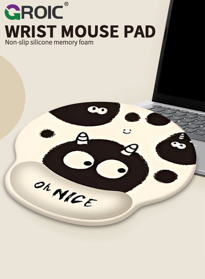 GROIC Tentacle Briquettes Keyboard Wrist Rest Pad, Wrist Support for Keyboard, Cute Memory Foam Mouse Pad with Wrist Support and Keyboard Pad for Office, Gaming  - Image 2